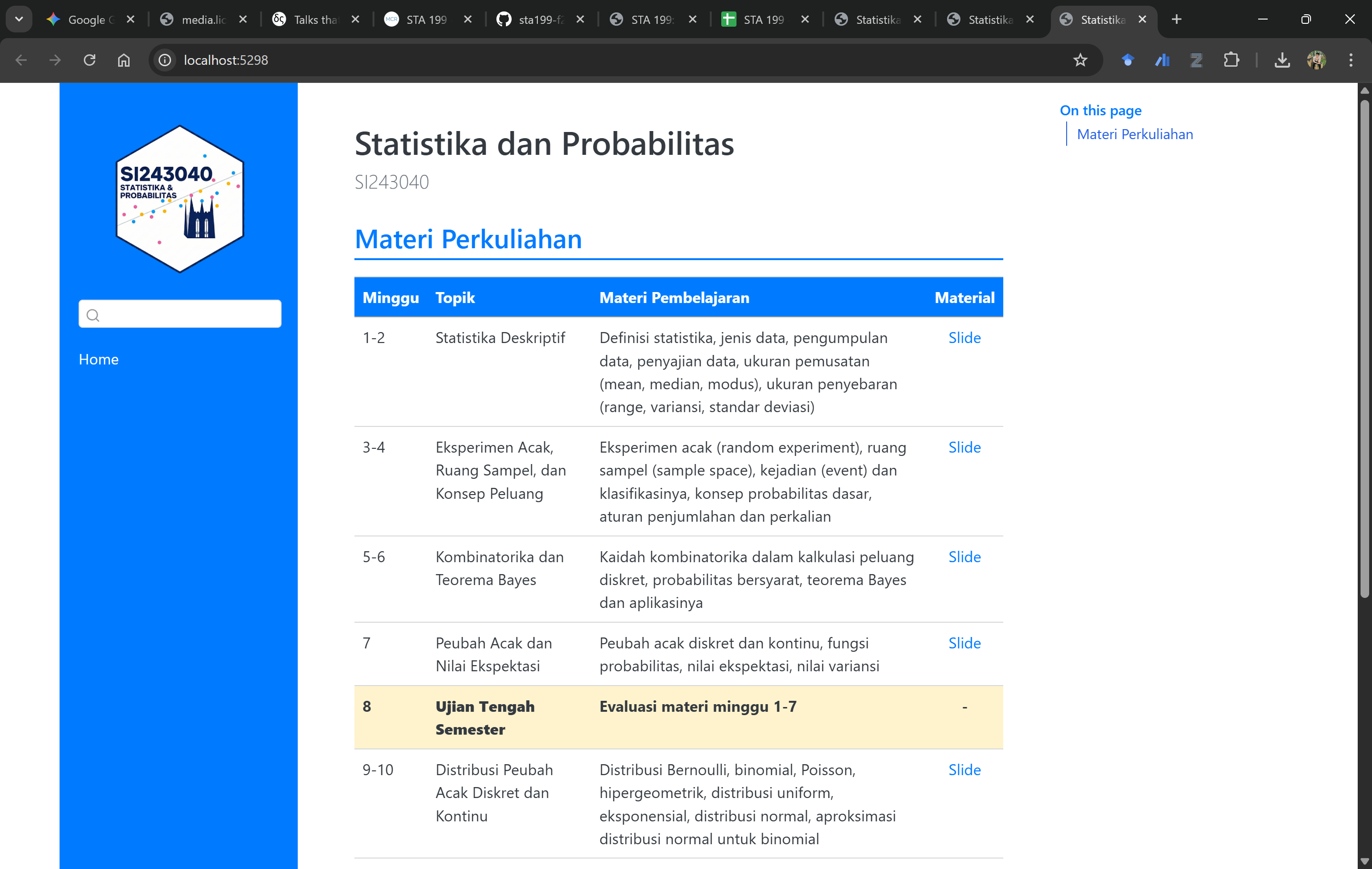 Probabilitas dan Statistika